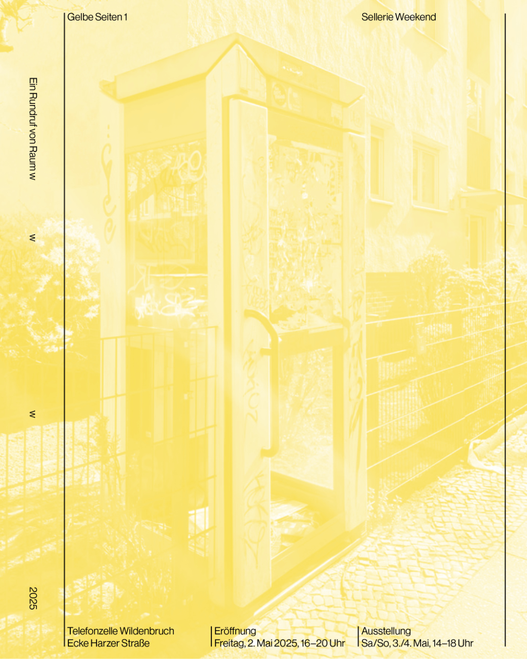 THE YELLOW PAGES, Gallery Weekend Berlin