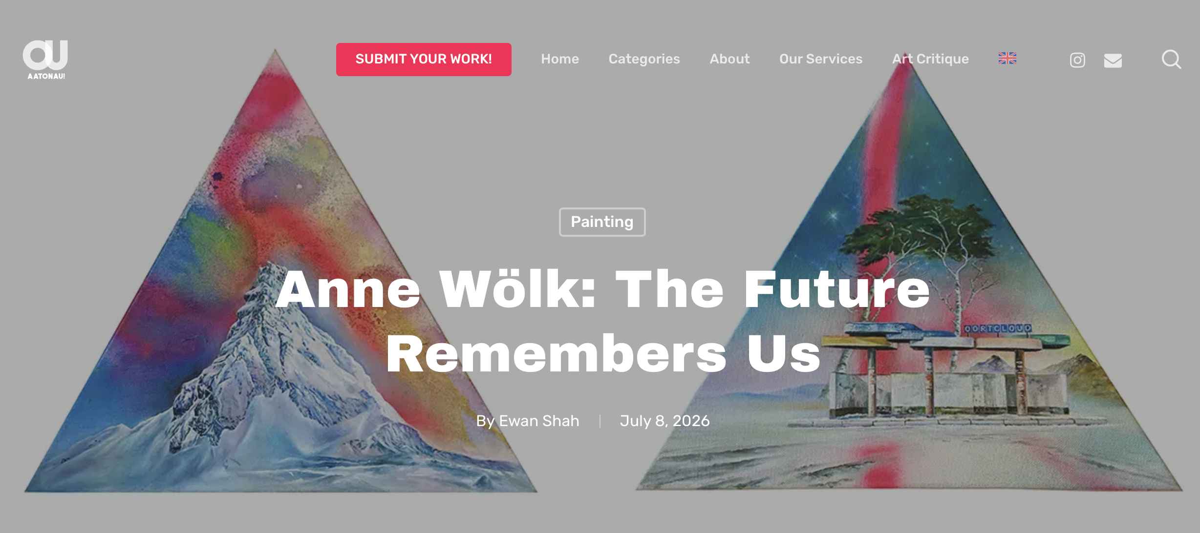 Article at Aatonau Art Blog -Anne Wölk: The Future Remembers Us